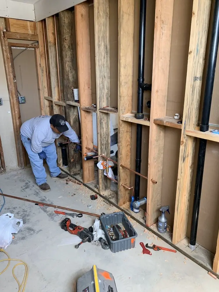 Commercial rough-in plumbing for Commercial Plumbing in Shady Side